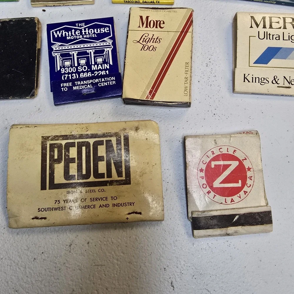 Lot of‎ 14 Random Vintage Advertising Matchbooks